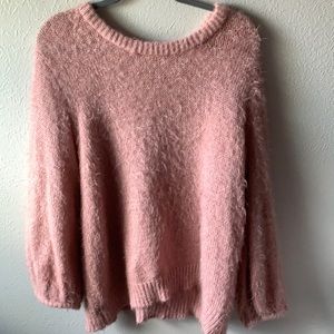 Mauve pink oversized sweater